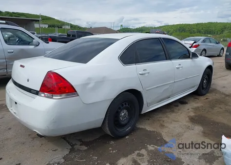 2012 Chevrolet Impala Police из США, поврежденный, VIN 2G1WD5E3XC1161858